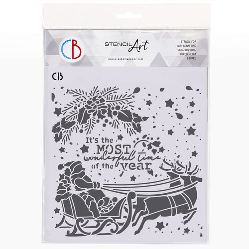 Ciao Bella - Toy Shop - Wonderful Time Stencil- 8' x 8' CBMS8030
