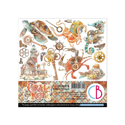Ciao Bella Paper - Coral Reef Fussy Cut Pad (6