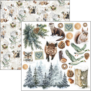 Ciao Bella - Forest Tales - Fussy Cut Pad (6"x6") CBQE090