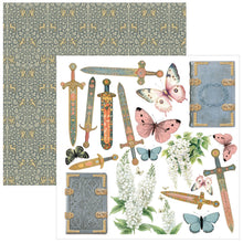 Ciao Bella - Courtly Love Collection - Fussy Cut Pad (6"x6")