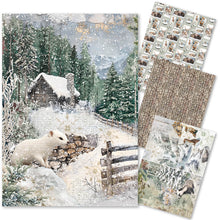 Ciao Bella - Forest Tales - Rice Paper A4 MIXED 4 PACK CBRA006