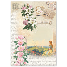 Ciao Bella - Courtly Love Collection - Rice Paper A4 MIXED 4 PACK
