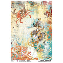 Ciao Bella - Coral Reef - Set 1 - Piuma Rice Paper A4 - (Pack of 6)