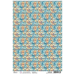 Ciao Bella - Coral Reef - Set 2 - Piuma Rice Paper A4 - (Pack of 7)