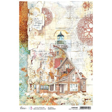 Ciao Bella - Coral Reef - Set 2 - Piuma Rice Paper A4 - (Pack of 7)
