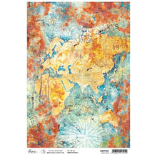 Ciao Bella - Coral Reef - Set 1 - Piuma Rice Paper A4 - (Pack of 6)