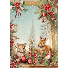Ciao Bella - Hot Cocoa & Holly - Rice Paper A5 MIXED 8 PACK CBRS021