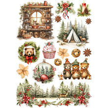 Ciao Bella - Hot Cocoa & Holly - Rice Paper A5 MIXED 8 PACK CBRS021