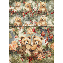 Ciao Bella - Hot Cocoa & Holly - Rice Paper A5 MIXED 8 PACK CBRS021