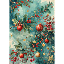 Ciao Bella - Hot Cocoa & Holly - Rice Paper A5 MIXED 8 PACK CBRS021