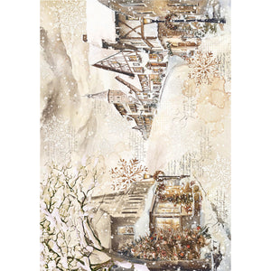 Ciao Bella - Winter Season - Rice Paper A5 MIXED 8 PACK CBRS022