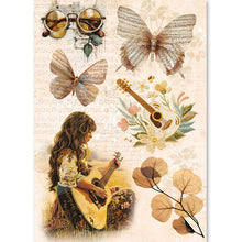 Ciao Bella - Seventies Collection - Rice Paper A5 MIXED 8 PACK