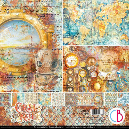 Ciao Bella Paper - Coral Reef Patterns Pad (12