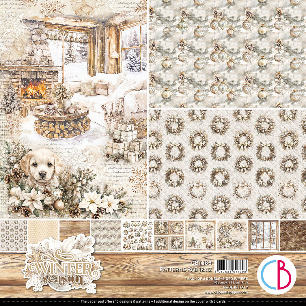 Ciao Bella - Winter Season - Patterns Pad (12