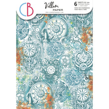 Ciao Bella Vellum Paper (Translucent) A4 - Pack of 6 - Coral Reef CBV017