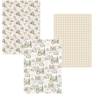 Ciao Bella - Winter Season - Deluxe Paper Silver & Vellum Dual Pack - A4 Mixed - Pack of 6 - CBX001
