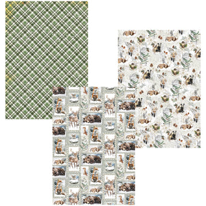 Ciao Bella - Forest Tales - Deluxe Paper Silver& Vellum Dual Pack - A4 Mixed - Pack of 6 - CBX003