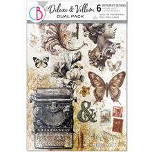 Ciao Bella - Typographic Collection - Deluxe Paper Silver & Vellum Dual Pack - A4 Mixed - Pack of 6 - CBX008