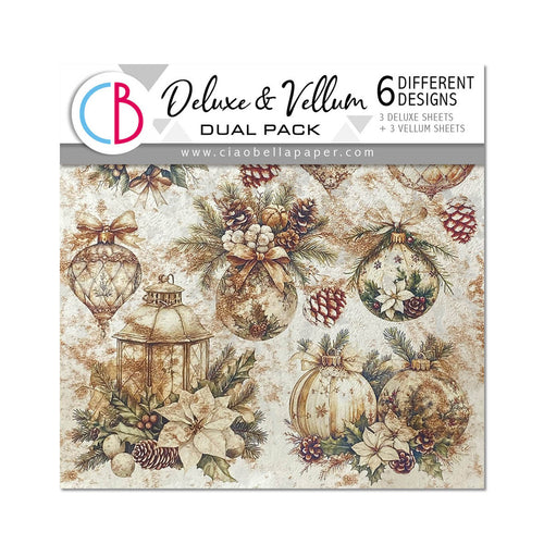 Ciao Bella - Winter Season - Deluxe Paper Silver & Vellum Dual Pack - 6