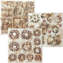 Ciao Bella - Winter Season - Deluxe Paper Silver & Vellum Dual Pack - 6" x 6" Mixed - Pack of 6 - CBXQ001