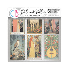 Ciao Bella - Courtly Love Collection - Deluxe Paper Silver & Vellum Dual Pack - 6" x 6" Mixed - Pack of 6