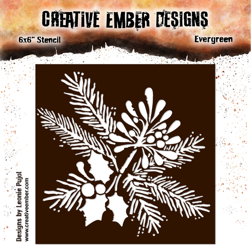 Creative Ember Designs - Evergreen - Stencil - 6