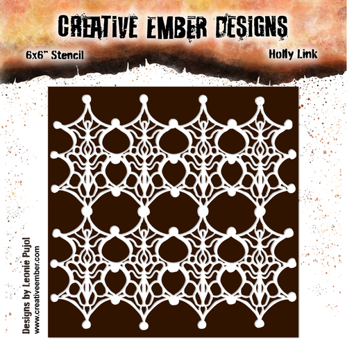 Creative Ember Designs - Holly Link - Stencil - 6