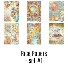 Ciao Bella - Coral Reef - Set 1 - Piuma Rice Paper A4 - (Pack of 6)