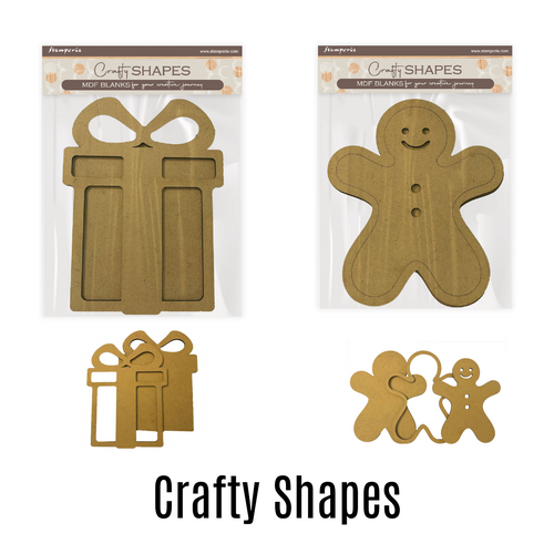 Stamperia Candy Christmas Crafty Shapes Collection Bundle (includes 2 sets) Save 15%