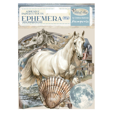 Stamperia - Silent Sea - Ephemera with Adhesive backs  - DFLCT63