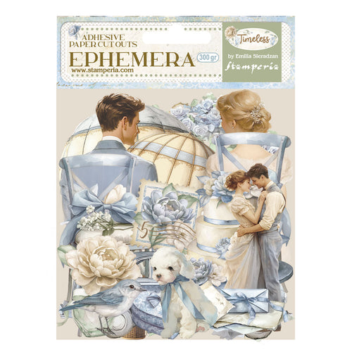 Stamperia - Timeless - Ephemera with Adhesive backs  - DFLCT64