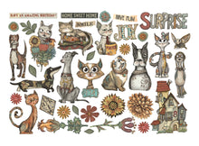 Stamperia - Furry Friends Collection - Ephemera with Adhesive Backs