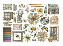Stamperia - Daisy Art Collection - Ephemera with Adhesive Backs