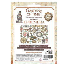 Stamperia - Gardens of Time Collection - Ephemera with Adhesive Backs