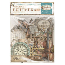 Stamperia Symphony Collection Ephemera with Adhesive Backs