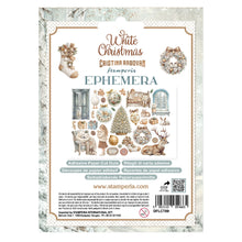 Stamperia - White Christmas - Ephemera with Adhesive Backs