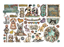 Stamperia Furry Friends 2 Adhesive-Backed Ephemera delayed dispatch