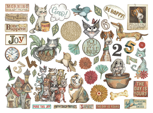 Stamperia - Furry Friends Collection - Die Cuts