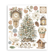 Stamperia - White Christmas - Large Rub On Selection – 20.5 x 23cm – 6 Pages