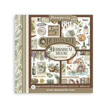 Stamperia - Herbarium Silvae Collection - Rub On Kit - Assortment - 10.16cm x 16.6cm