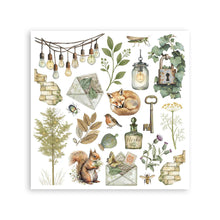 Stamperia - Herbarium Silvae Collection - Rub On Kit - Assortment - 10.16cm x 16.6cm