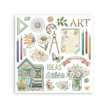 Stamperia - Daisy Art Collection - Rub On Kit - Assortment - 10.16cm x 16.6cm
