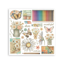 Stamperia - Daisy Art Collection - Rub On Kit - Assortment - 10.16cm x 16.6cm