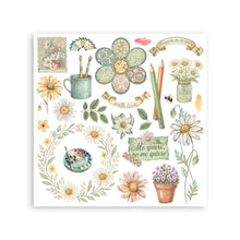 Stamperia - Daisy Art Collection - Rub On Kit - Assortment - 10.16cm x 16.6cm