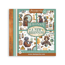 Stamperia - A New Beginning Collection - Rub On Kit - Assortment - 10.16cm x 16.6cm