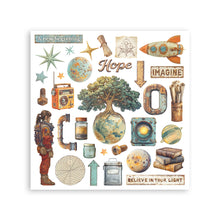 Stamperia - A New Beginning Collection - Rub On Kit - Assortment - 10.16cm x 16.6cm