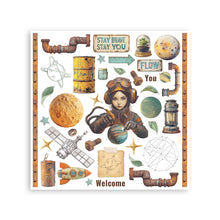 Stamperia - A New Beginning Collection - Rub On Kit - Assortment - 10.16cm x 16.6cm
