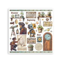 Stamperia - A New Beginning Collection - Rub On Kit - Assortment - 10.16cm x 16.6cm