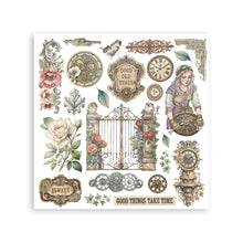 Stamperia - Gardens of Time Collection - Rub On Kit - Assortment - 10.16cm x 16.6cm