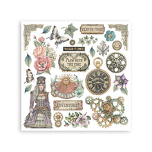 Stamperia - Gardens of Time Collection - Rub On Kit - Assortment - 10.16cm x 16.6cm